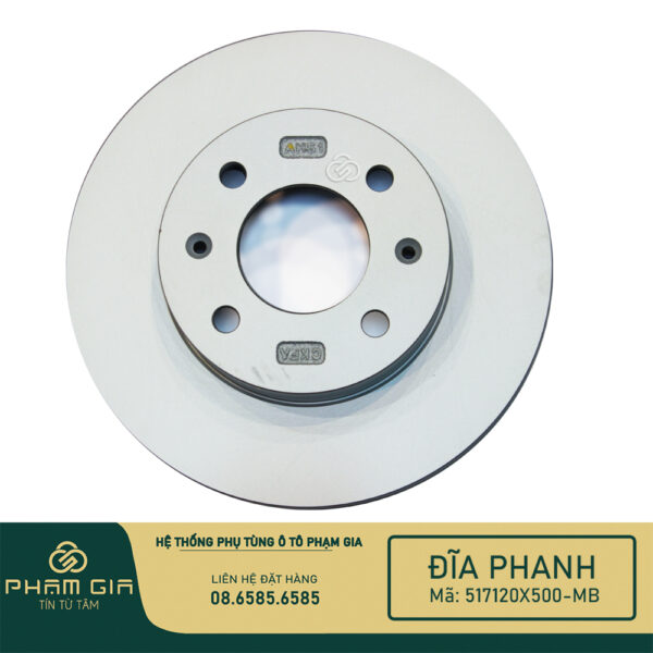 DIA PHANH TRUOC 517120X500-MB