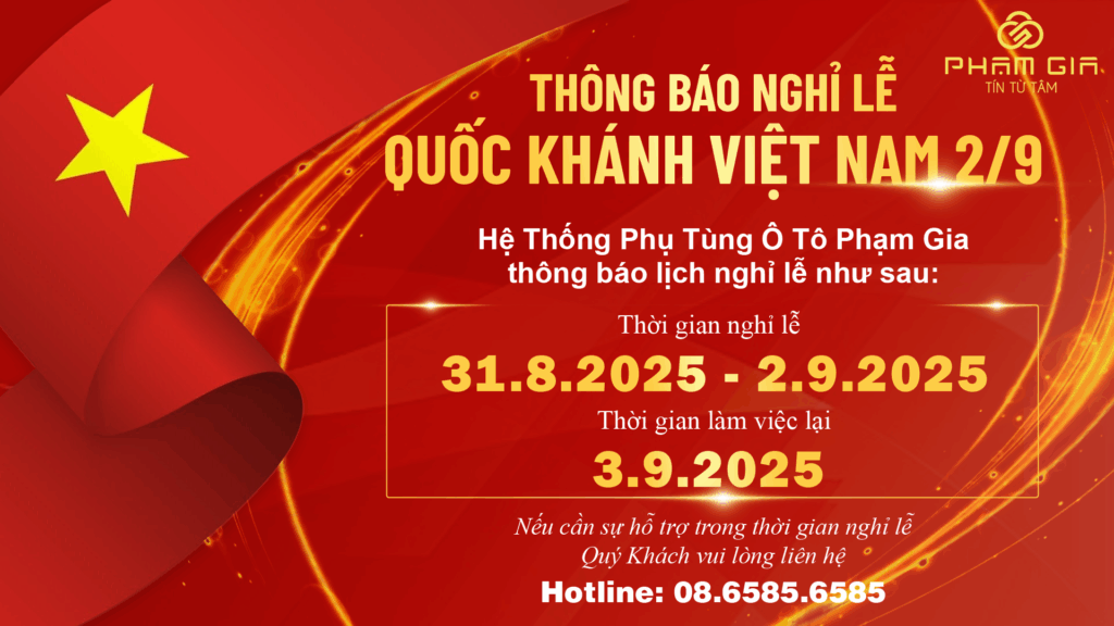 Thông Báo Nghỉ Lễ Quốc Khánh 2/9/2025