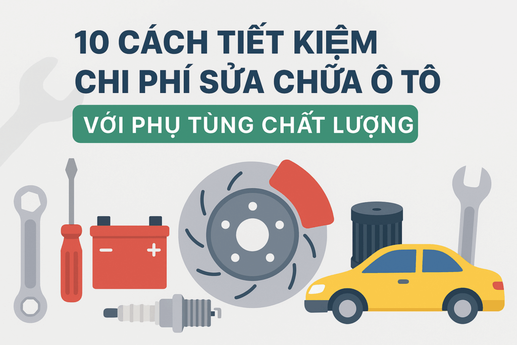 10 Cách Tiết Kiệm Chi Phí Sửa Chữa Ô Tô Với Phụ Tùng Chất Lượng